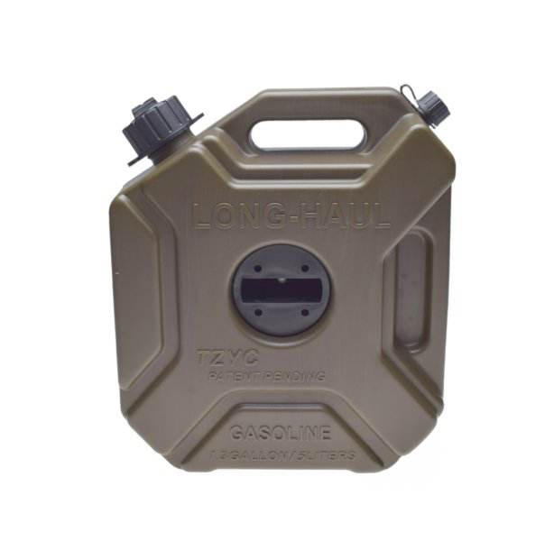 Canistra carburant, plastic si prindere, 5 litri, culoare verde [1]