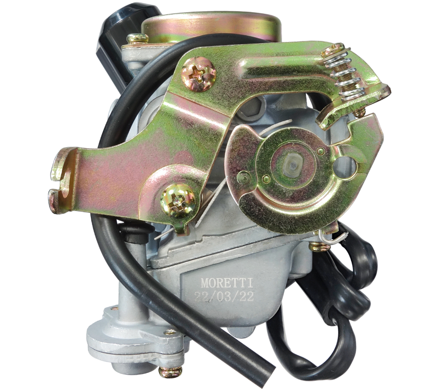 Carburetor Moretti GY6, 50cc 4T, t.18 mm, soc automat, capac metalic [3]