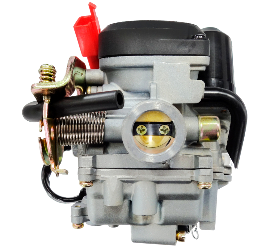 Carburetor Moretti GY6, 50cc 4T, t.16 mm, soc automat, capac de plastic [2]