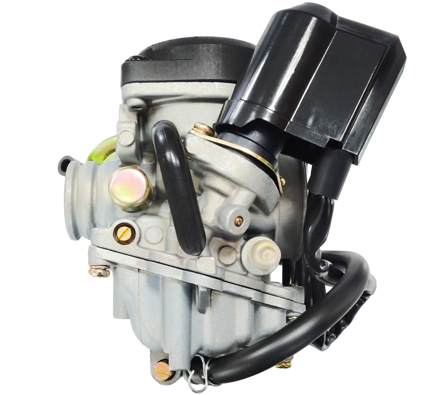 Carburetor Moretti GY6, 50cc 4T, t.16 mm, soc automat, capac de plastic [4]