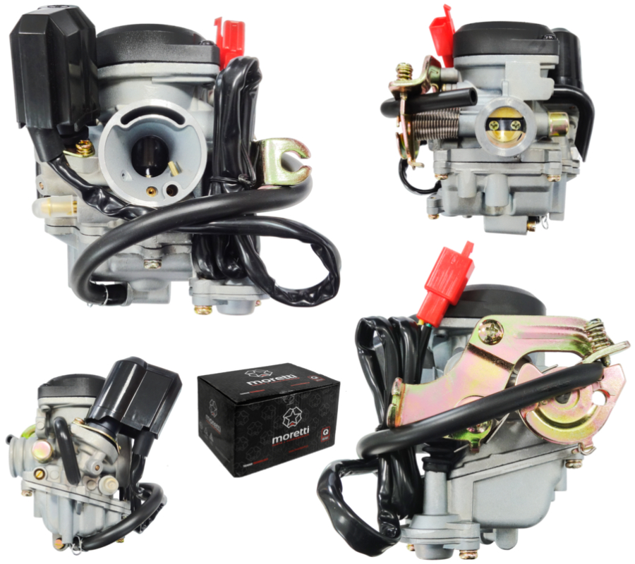 Carburetor Moretti GY6, 50cc 4T, t.16 mm, soc automat, capac de plastic [5]