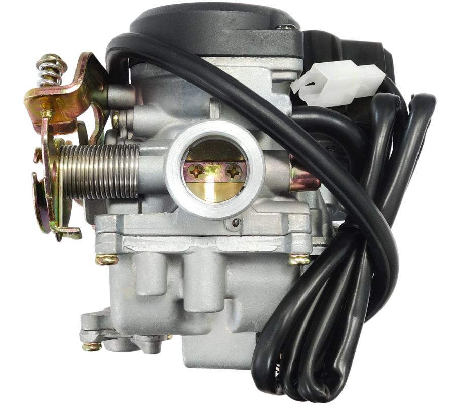 Carburetor Moretti GY6, 50cc 4T, t.18 mm, soc automat, capac de plastic [3]