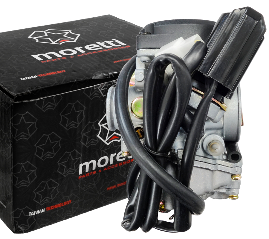 Carburetor Moretti GY6, 50cc 4T, t.18 mm, soc automat, capac de plastic [5]