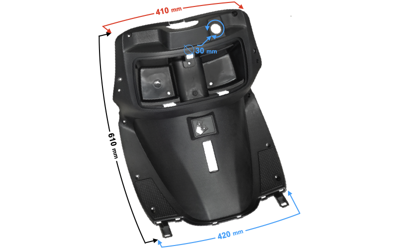 Carenă protecție picioare pentru scuter Falcon 50 / Falcon 125 2 E5 [1]