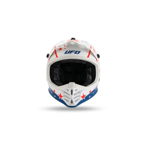 Casca copii motocross/enduro Ufo Plast Korey, albastru/alb/rosu, M [1]