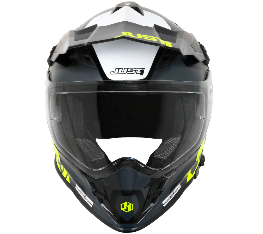 Casca moto/atv JUST1 J34 Pro Tour, culoare negru/galben, marime S(55-56cm) [2]