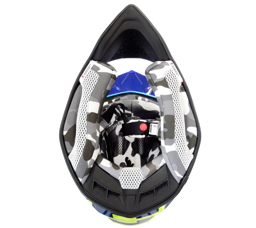 Casca moto/atv JUST1 J39 Poseidon, culoare albastru/galben, marime XS [6]