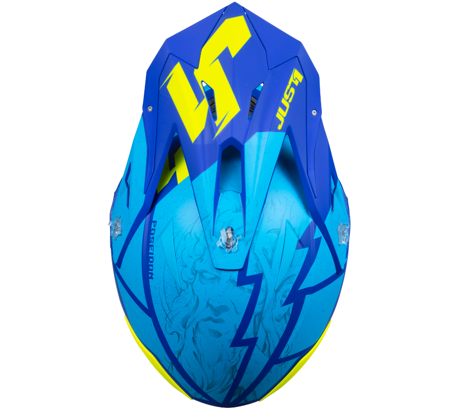 Casca moto/atv JUST1 J39 Poseidon, culoare albastru/galben, marime XS [3]
