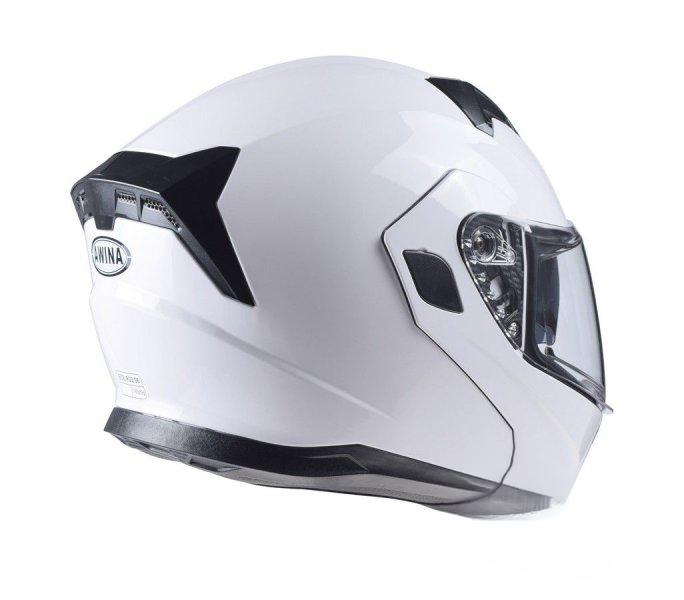 Cască Moto Flip-Up JK906 Alb Lucios, Mărimea XS [4]