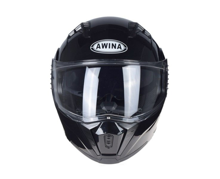 Cască Moto Flip-Up Just1 JK906, Negru Lucios, Mărimea XL [2]