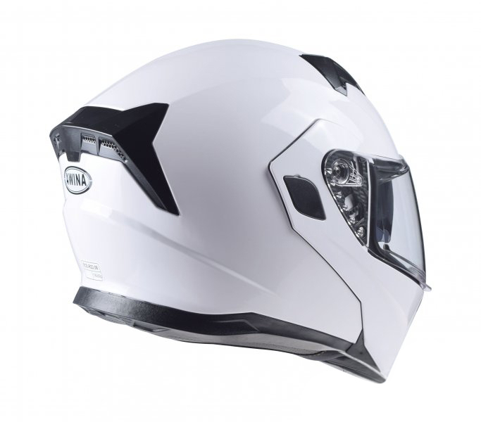 Casca moto rabatabila cu ochelari de soare, Awina JK906, culoare alb, marime 2XL(63-64cm) [4]