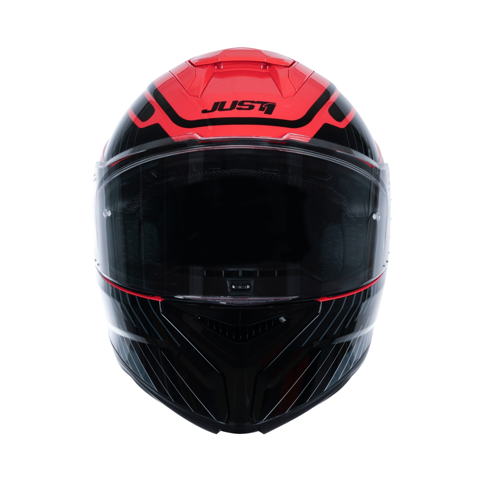 Casca moto integrala JUST1 J-STR TACTICAL,argintiu rosu lucios,marime XXL [3]