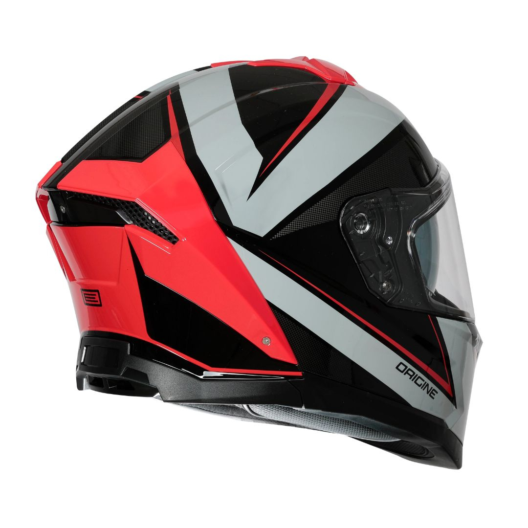 Casca moto integrala, Origine Etna Minimal, culoare rosu/albastru lucios, marime S [4]