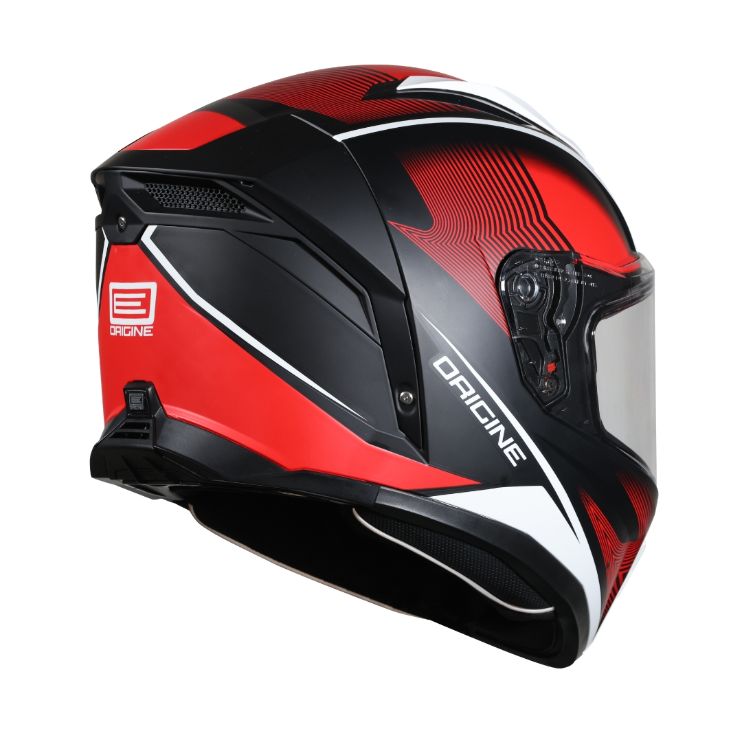 Casca moto integrala, Origine Pista Elementary, culoare rosu/negru mat, marime M [3]