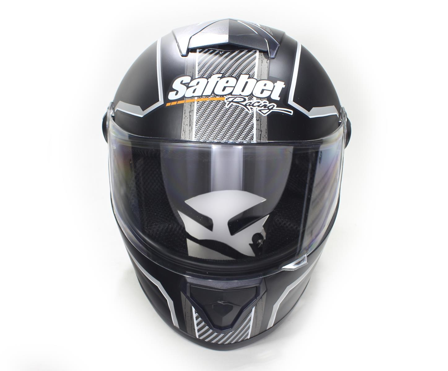 Casca moto integrala pentru adulti, Safebet HF-122 Q217, culoare negru/alb, marime 2XL [1]