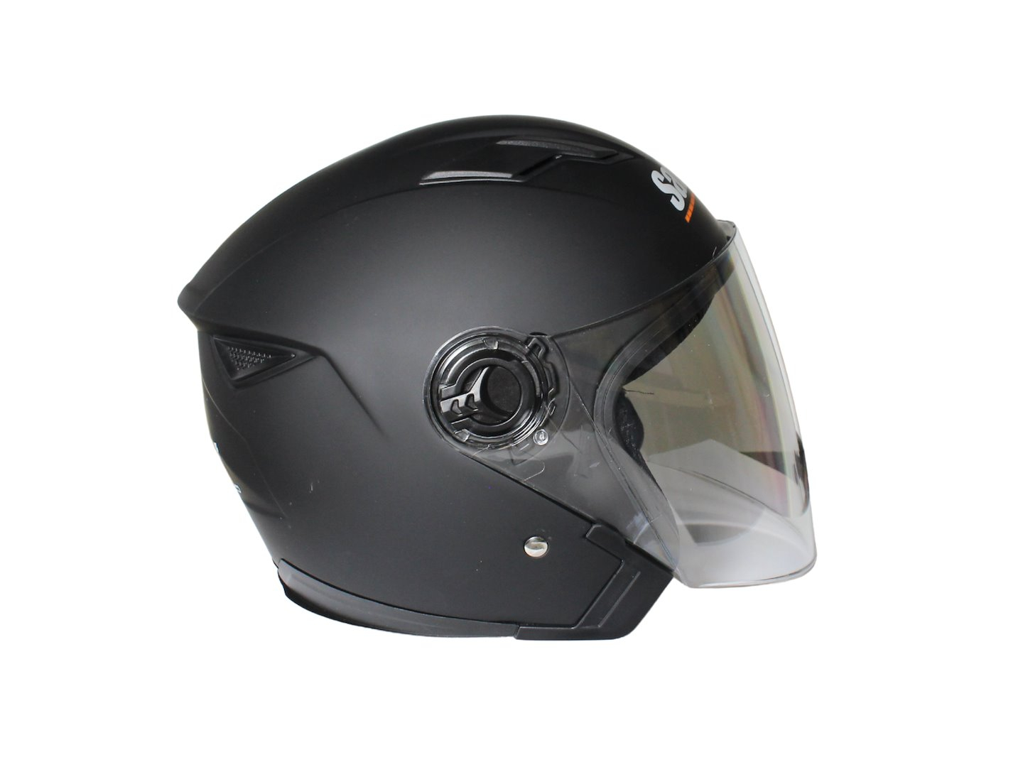 Casca moto semi-integrala cu ochelari neomologata pentru adulti, Safebet HF-223, culoare negru, marime XL [3]