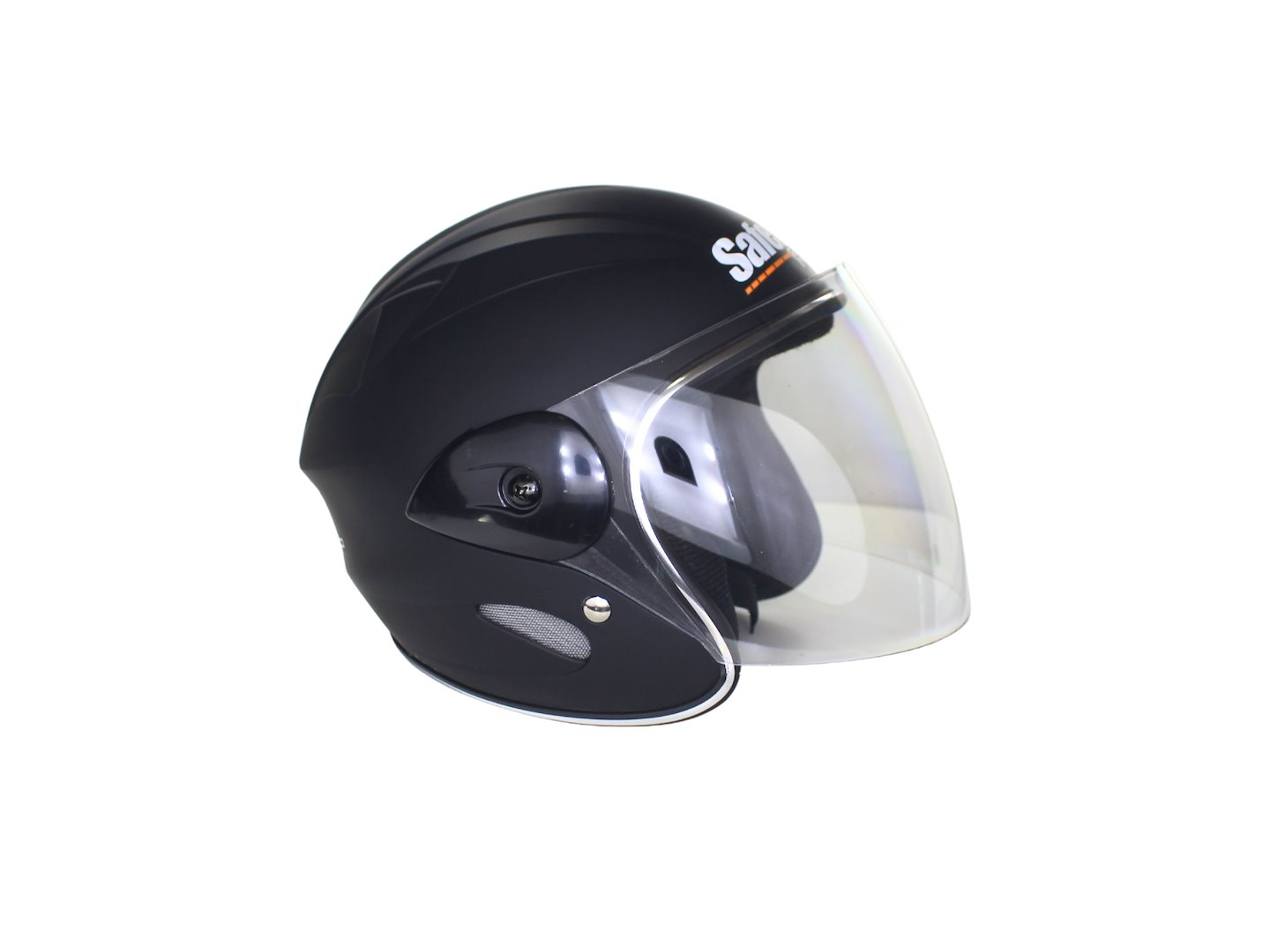 Casca moto semi-integrala pentru copii, Safebet HF-226, culoare negru, marime YM [3]