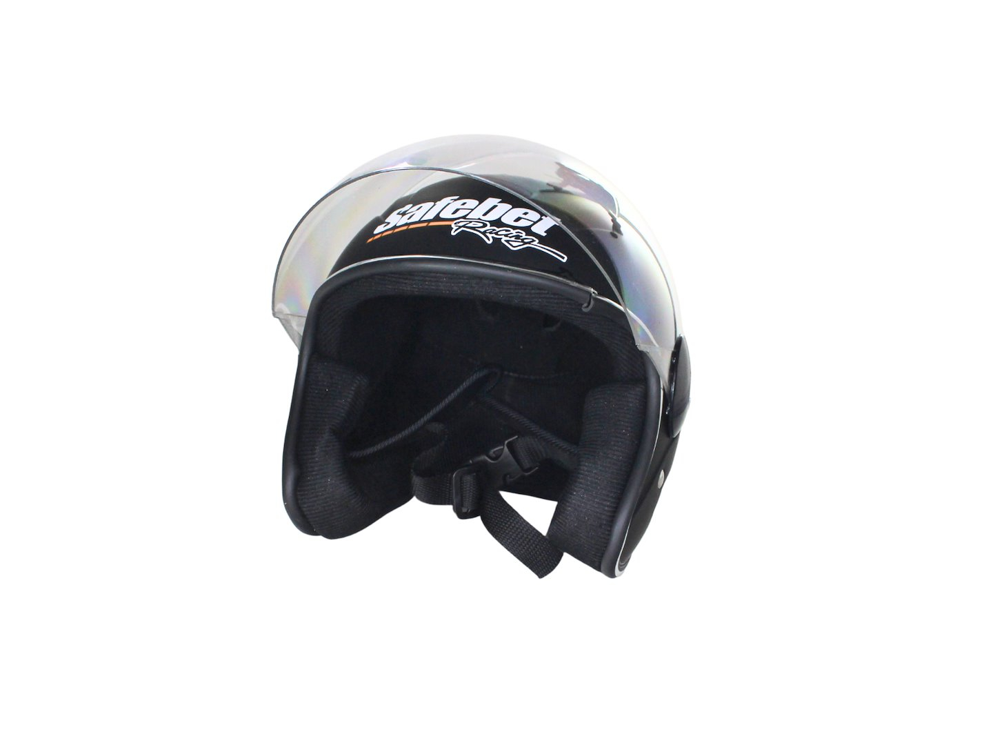 Casca moto semi-integrala pentru copii, Safebet HF-226, culoare negru, marime YM [1]