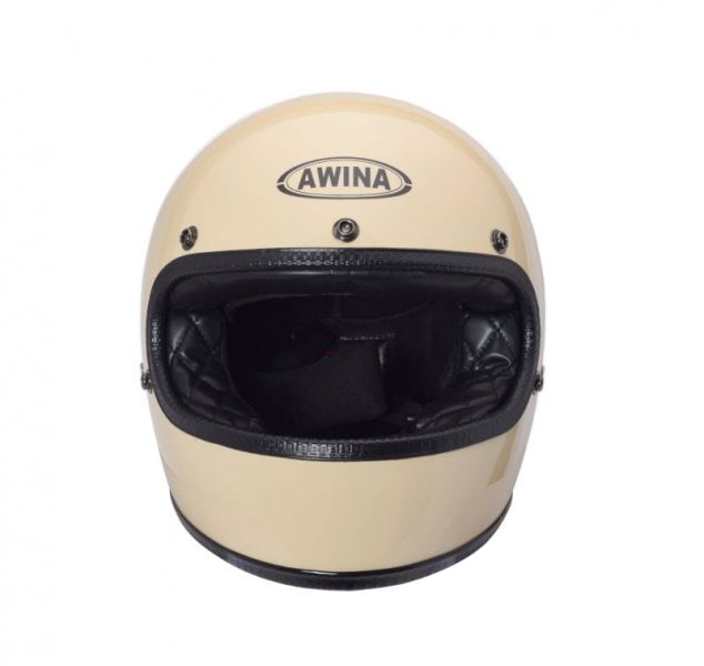 Casca moto vintage Awina TN700C, marime L, culoare crem [2]