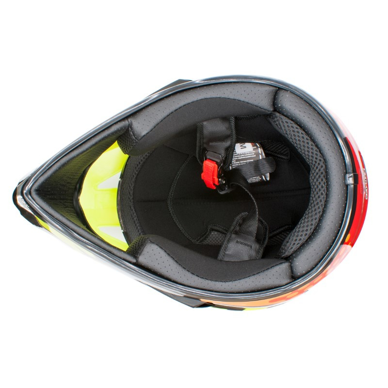 Casca motocross/atv copii XTR 125, culoare negru/lime, marime YM(53-54) [5]