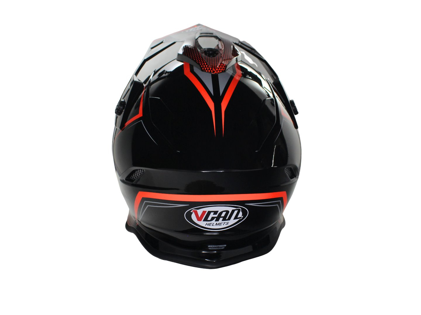 Casca Motocross cu viziera si ochelari VCAN H331, Culoare Negru/Rosu Intens, Marime XXL [5]