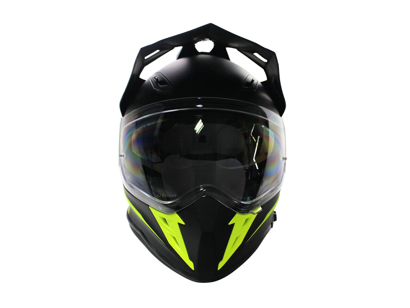 Casca Motocross cu viziera si ochelari VCAN H331, Culoare Negru/Galben Intens, Marime XXL [3]