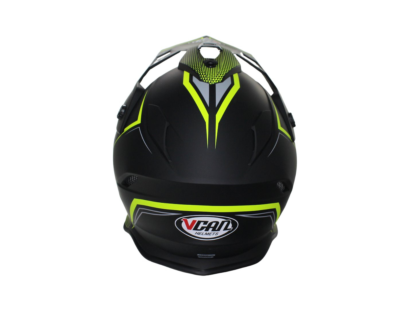 Casca Motocross cu viziera si ochelari VCAN H331, Culoare Negru/Galben Intens, Marime XXL [5]