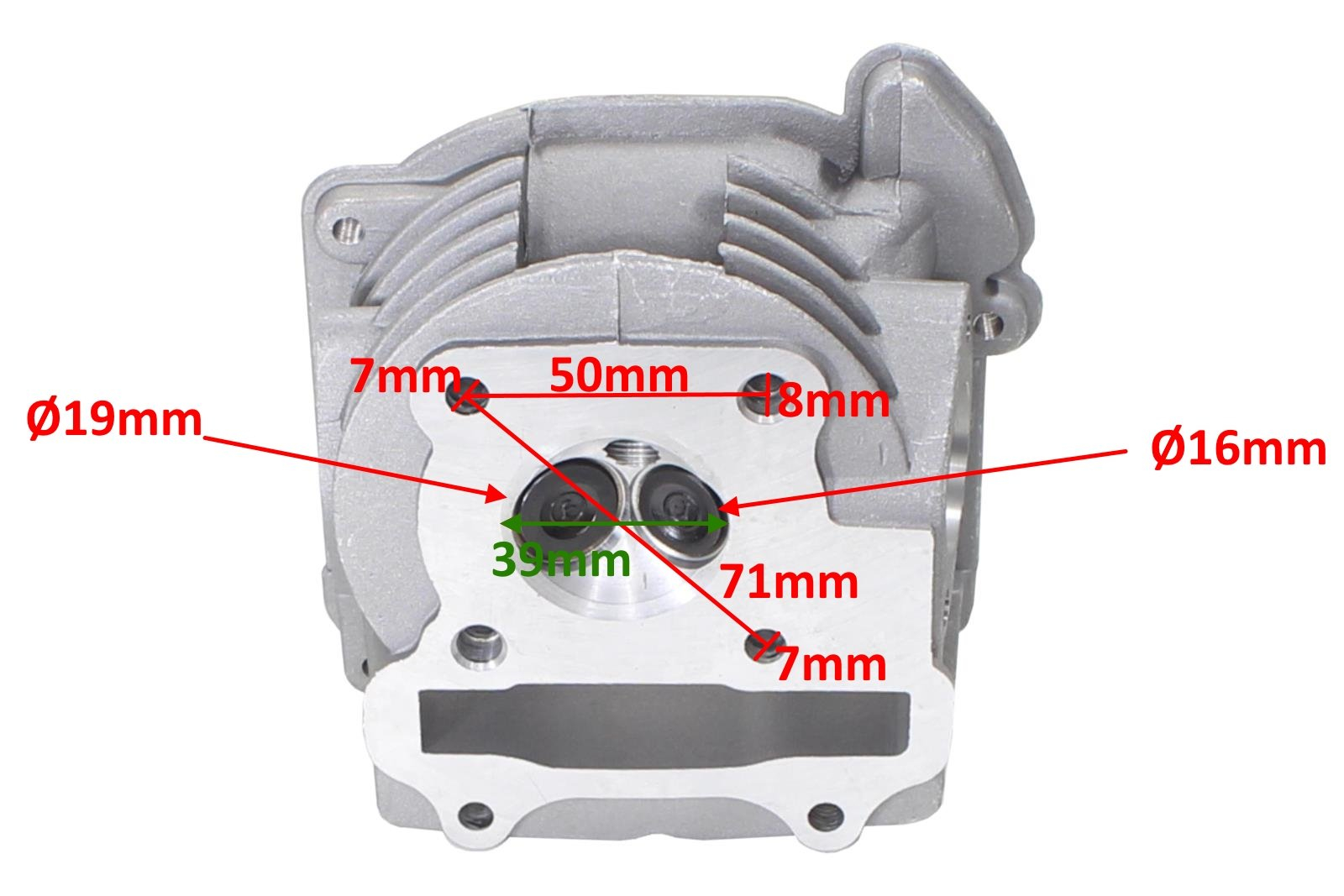Chiuloasa GY6-50 39mm supape scurte [2]