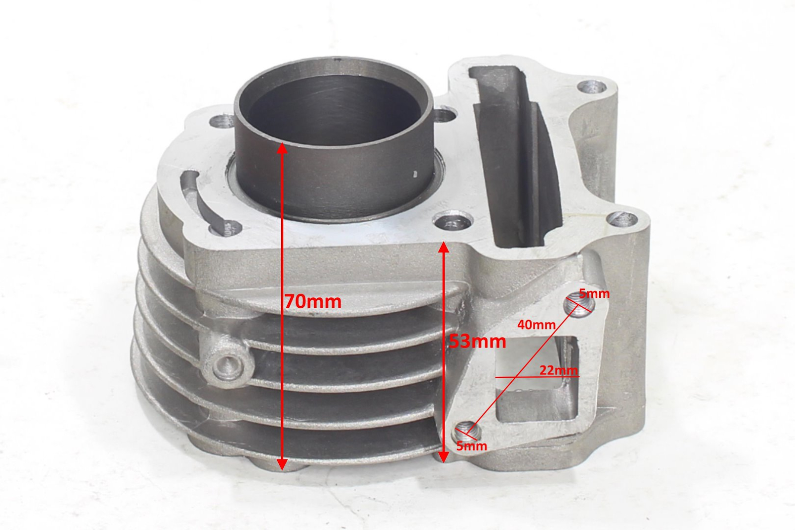 Cilindru GY6-50 39mm bolt13mm Kymco Romet zipp [1]
