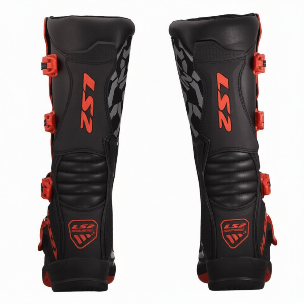 Cizme Cross/Enduro LS2 Raptor,marime 45, rosii [1]