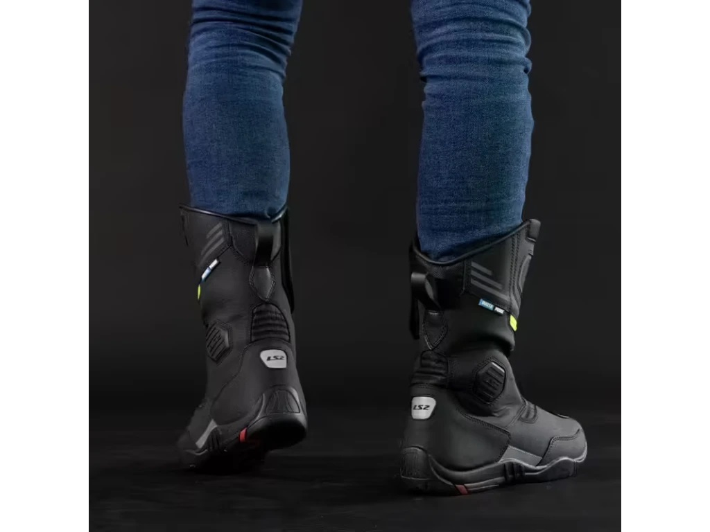 Cizme moto inalte LS2 GOBY MAN BOOTS WP, marime 45, culoare negru [3]