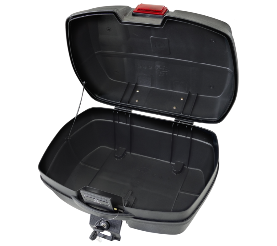 Cutie bagaje(top case) MR-698, 45l, culoare negru, reflector rosu [4]