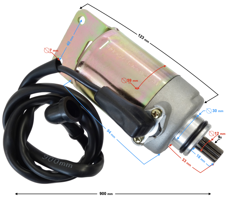 Electromotor pornire Barton Discover 200cc [1]