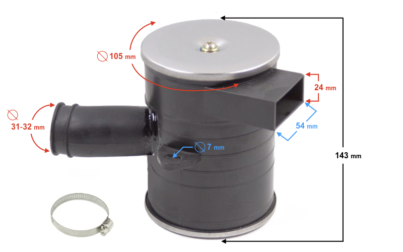 Filtru aer Barton Sprint, Figther 50cc, euro5 [1]