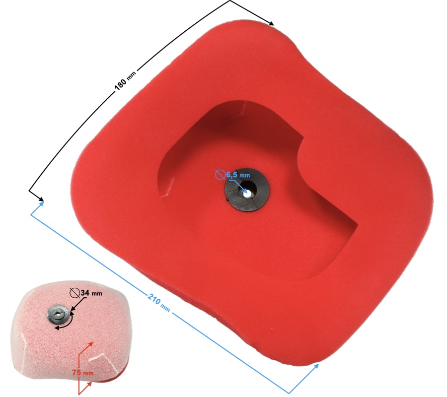 Filtru aer burete NXT 150 [2]