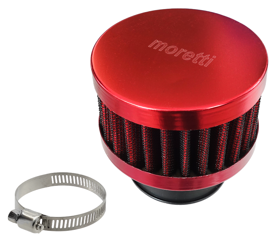 Filtru aer conic, diametru 34mm culoare rosu [1]