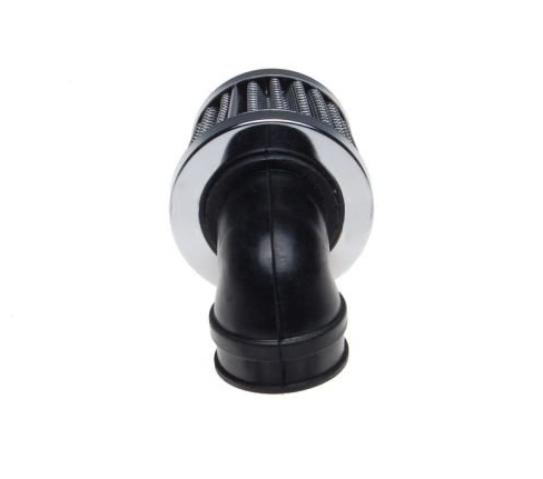 Filtru aer sport conic KM102M3, d.38mm, cot 90', cromat [1]