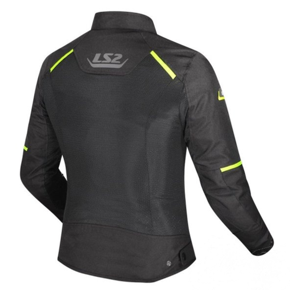 Jacheta LS2 Breeze Lady, negru/galben, marime XL [1]