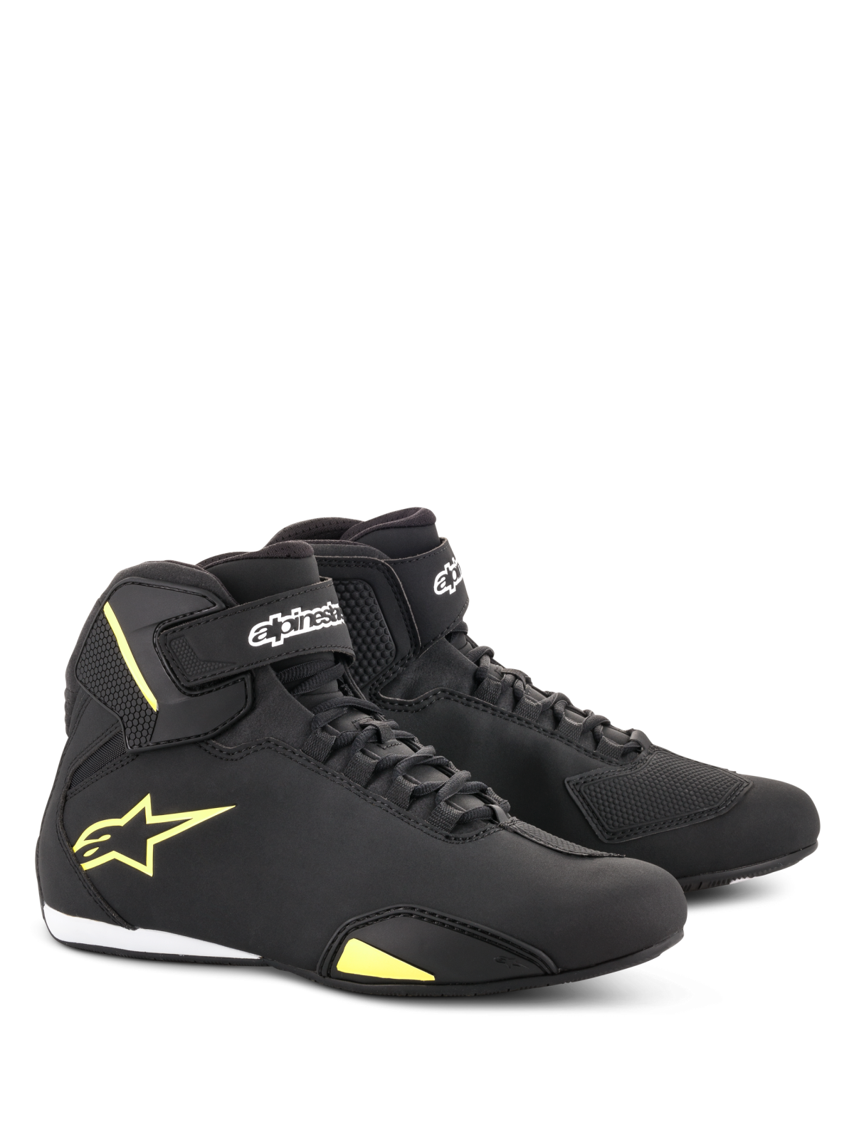 Ghete moto sport/touring Alpinestars SEKTOR 45 Negru/Rosu fluo [1]