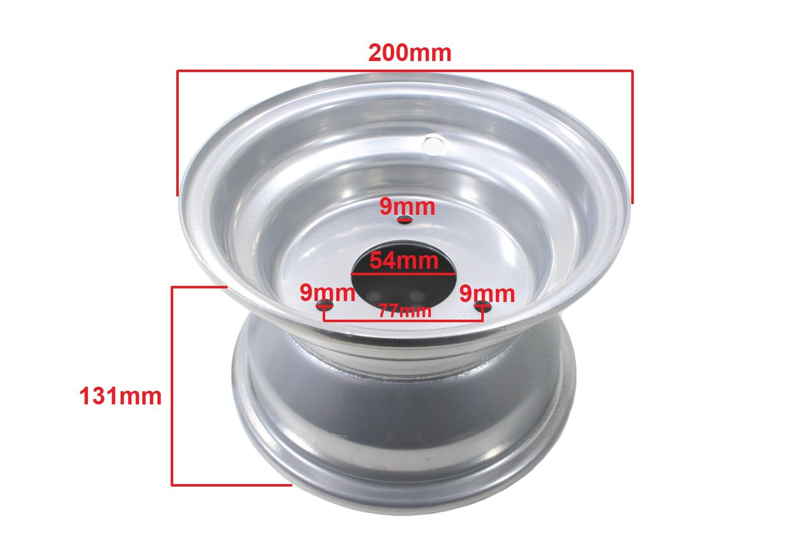 Janta ATV 7", 3 prezoane, culoare argintiu [1]