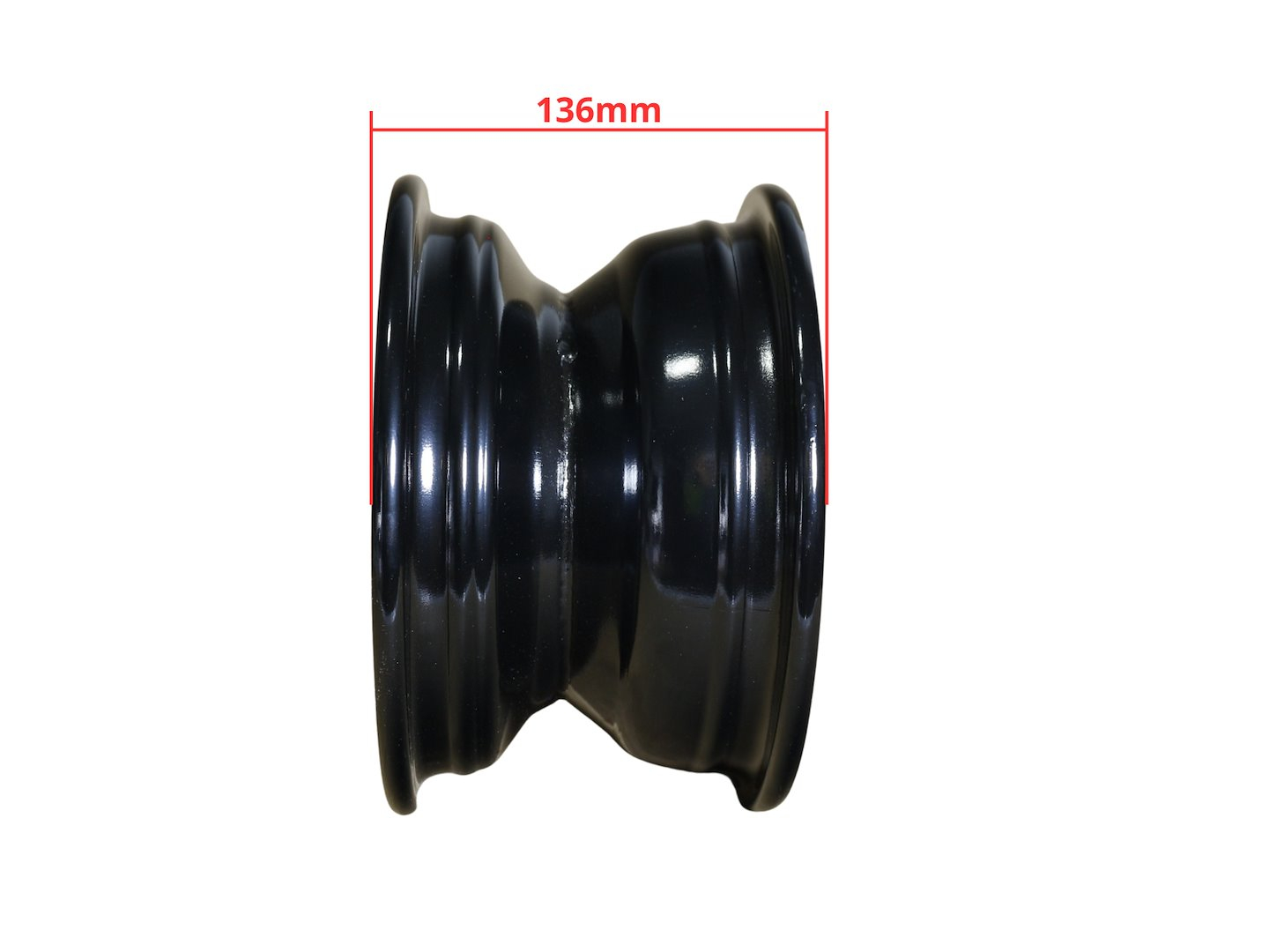 Janta fata ATV 8" 125 Fuxin WB, 4 prezoane, culoare negru [2]