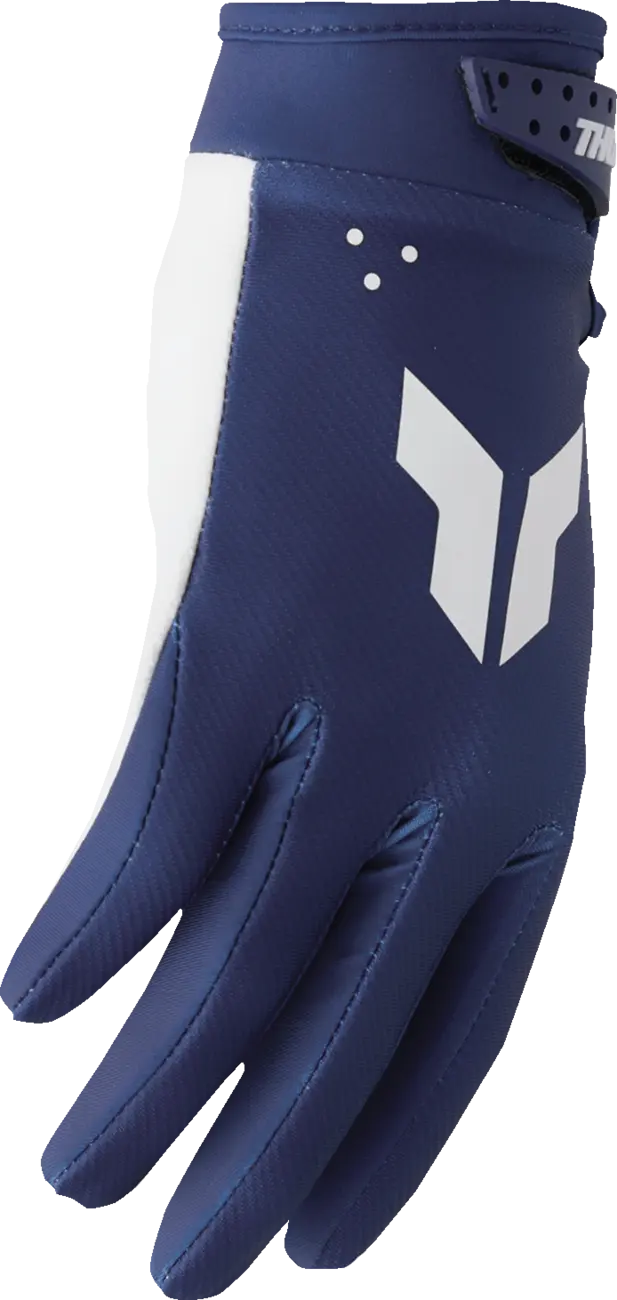 Manusi copii atv/cross Thor LaunchMode Split, culoare bleumarin, marime YXS [2]
