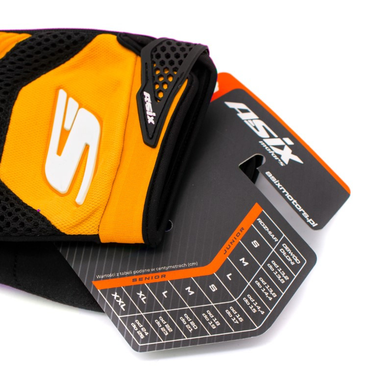 Manusi enduro/atv/cross Asix AS3 Senior, culoare portocaliu, marime XL [8]