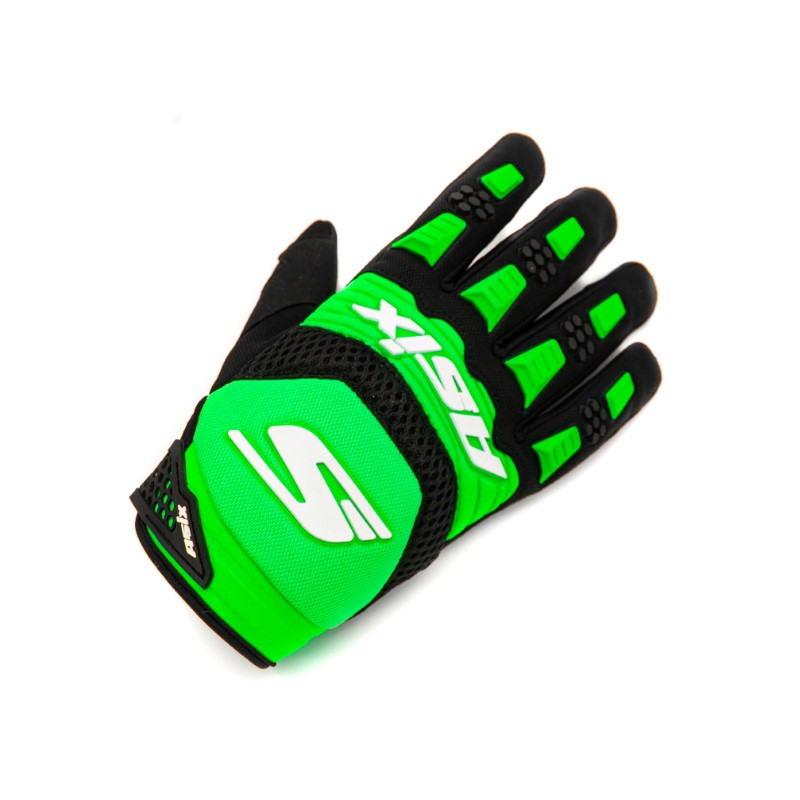 Manusi enduro/atv/cross Asix AS3 Junior, culoare verde lime, marime YL [2]