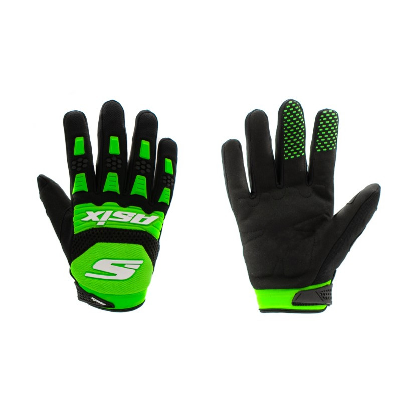 Manusi enduro/atv/cross Asix AS3 Junior, culoare verde lime, marime YM [5]
