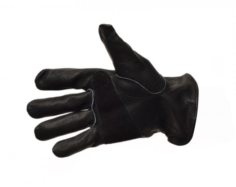 Manusi moto din piele de vaca Styl Bob Vintage, marime M, culoare negru [2]