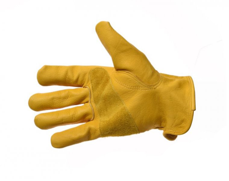 Manusi moto din piele stil BOB VINTAGE, culoare crem, marime S [2]