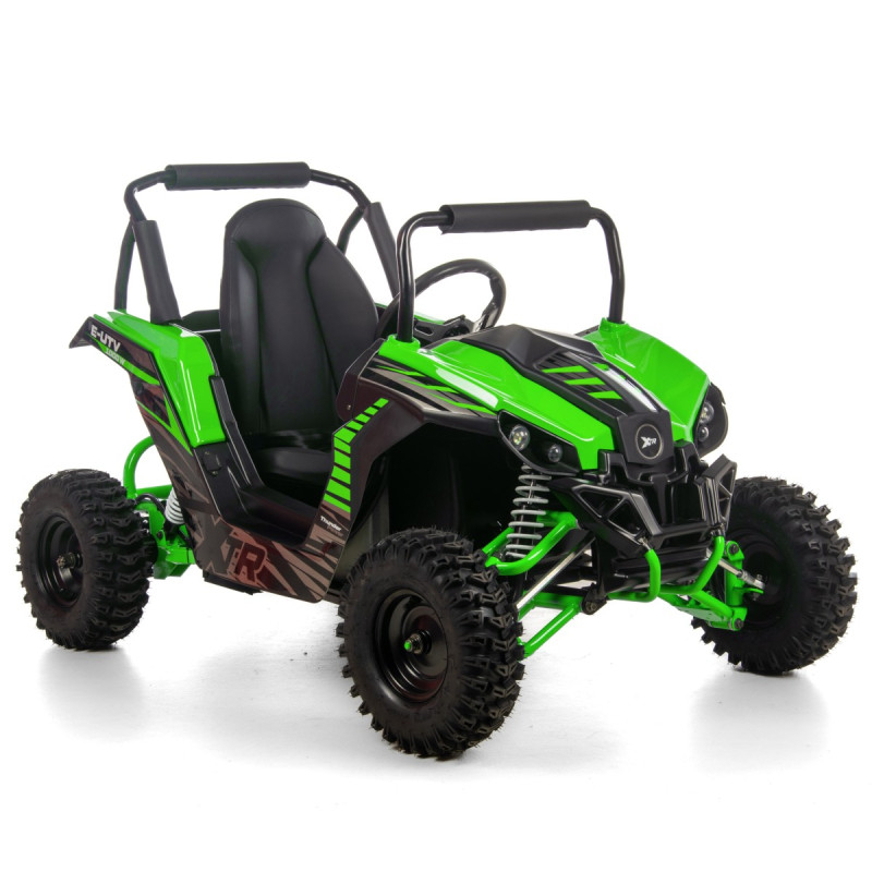 Mini E-UTV XTR, electric 1000W, culoare negru/verde [5]