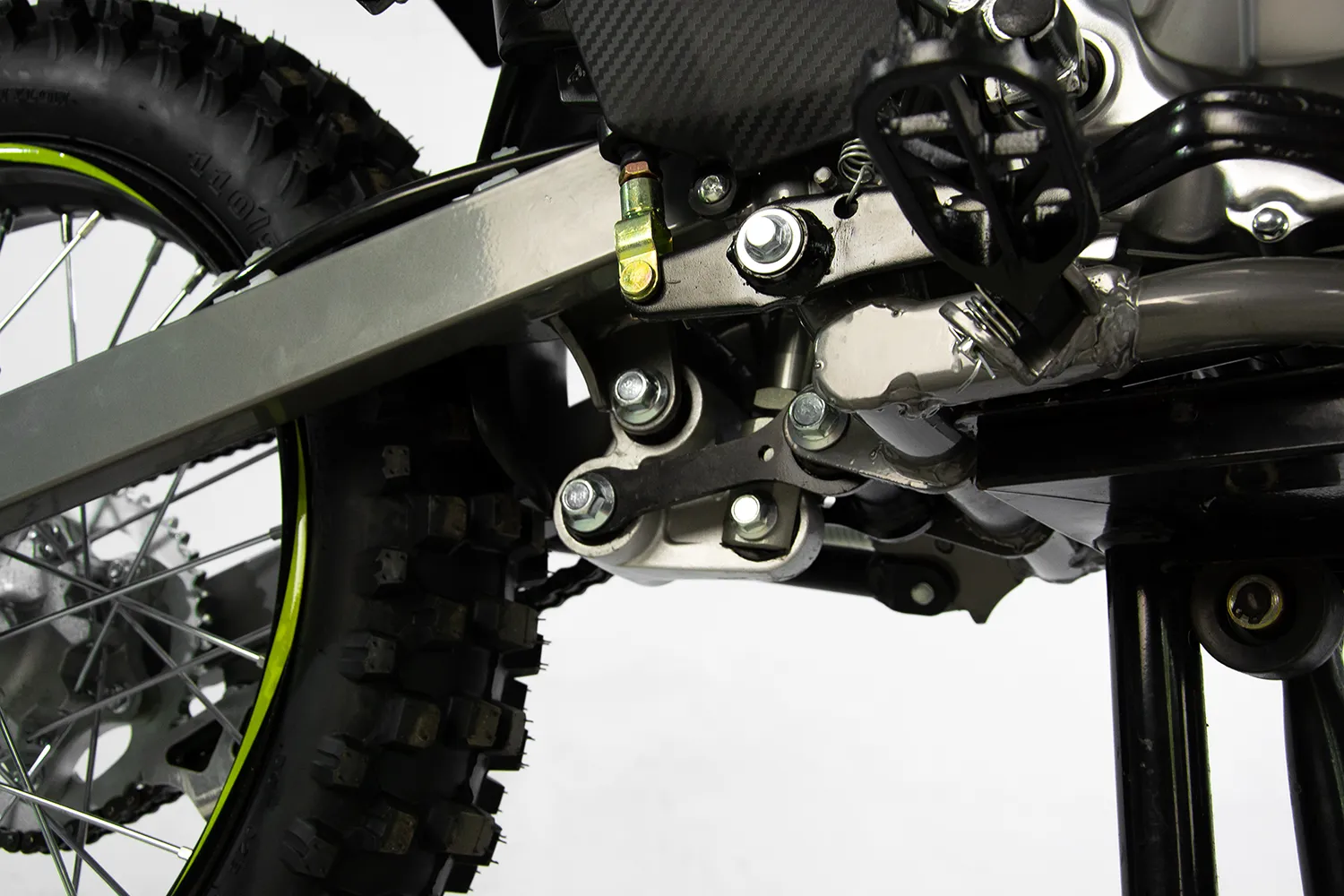 Motocicleta Cross/Enduro Asix XB72, 150cc, roti 19/16", culoare galben/albastru, pornire electric/picior [6]