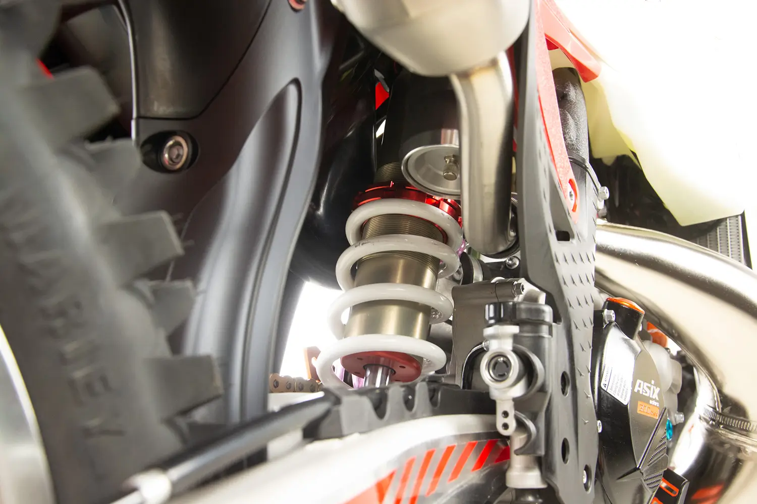 Motocicleta Cross/Enduro Asix XR99 2T, 300cc, roti 21/19", pornire electric, racire apa, culoare galben/alb [9]